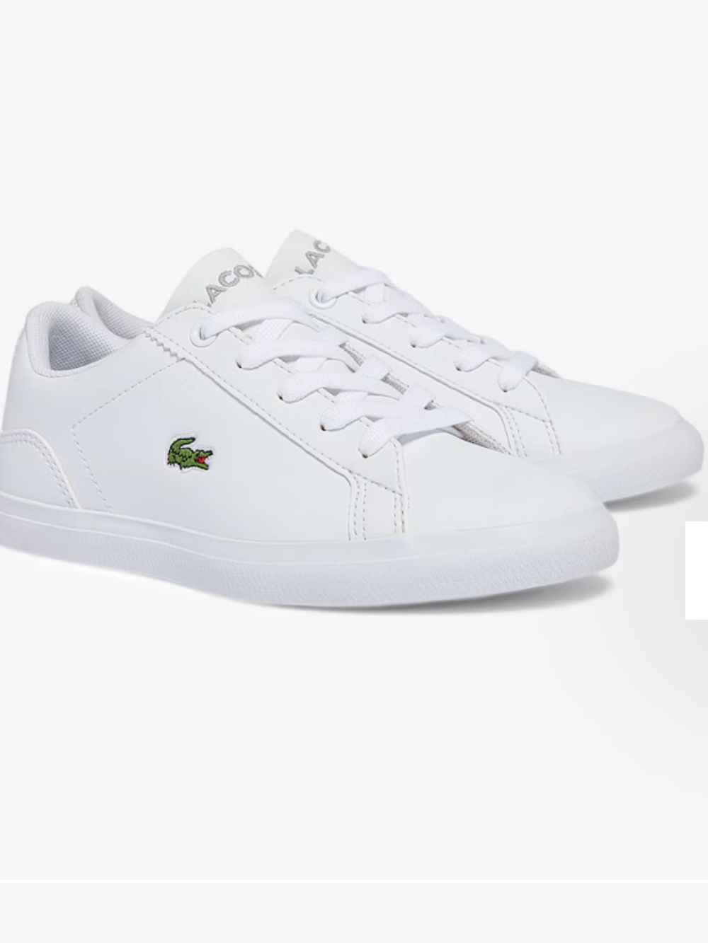 Lacoste White Leather Sneakers Women’s US Size 6